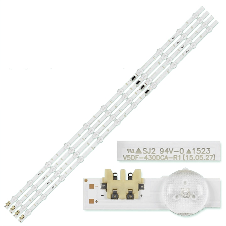 Barete pentru Samsung UE43J5500AW, UE43J5500AK, UE43J5500, UE43J5600, UE43J5600AW, UE43J5570, V5DF-430DCA-R1, cod198