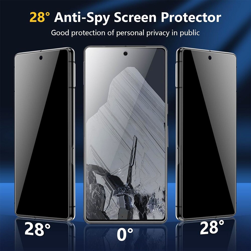 Folie PRIVACY Confidential pentru Google Pixel 10 Pro XL, din Sticla securizata, Stratificare inteligenta, Rezistenta Anti Spy 9H