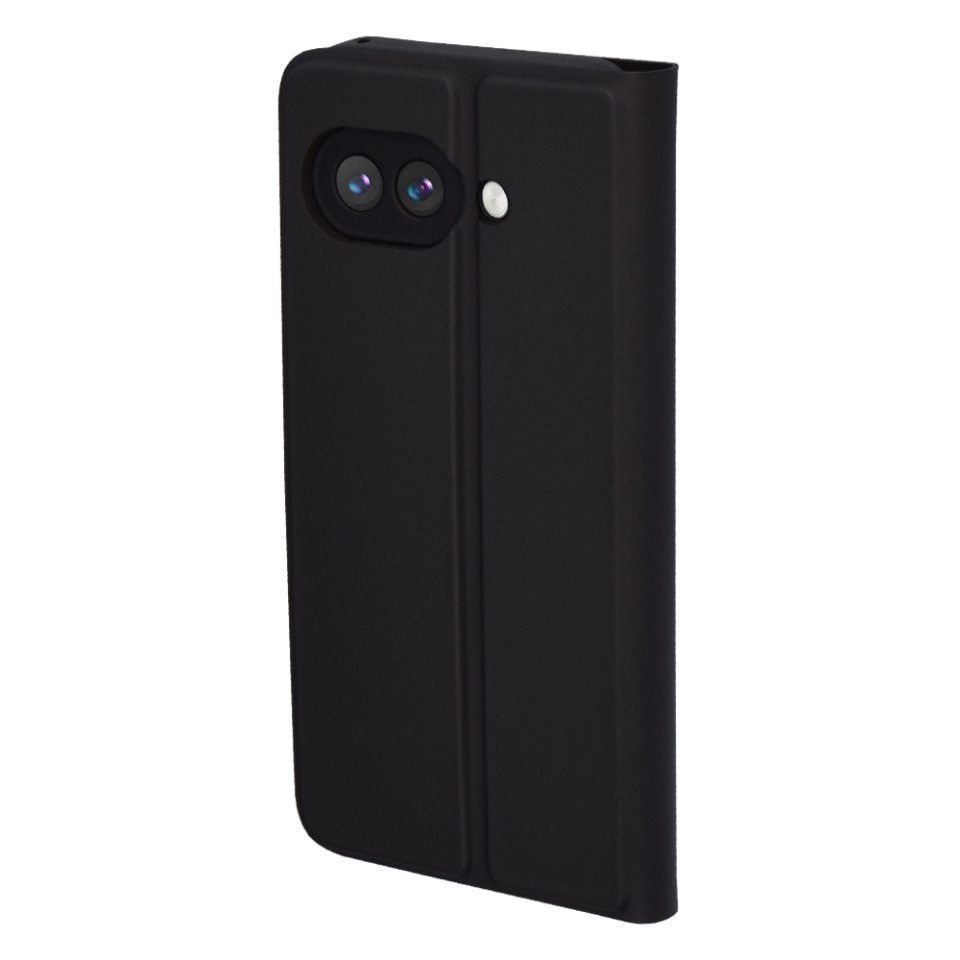 Husa pentru Google Pixel 9a, SKYDDAR INNOVATION, Magskin Book, tip Carte cu Portofel Interior, set cu sticker, Negru