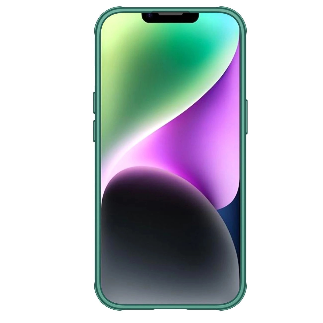 Carcasa Nillkin CamShield Pro Armored cu protectie pentru camera compatibila cu iPhone 14 Plus Verde