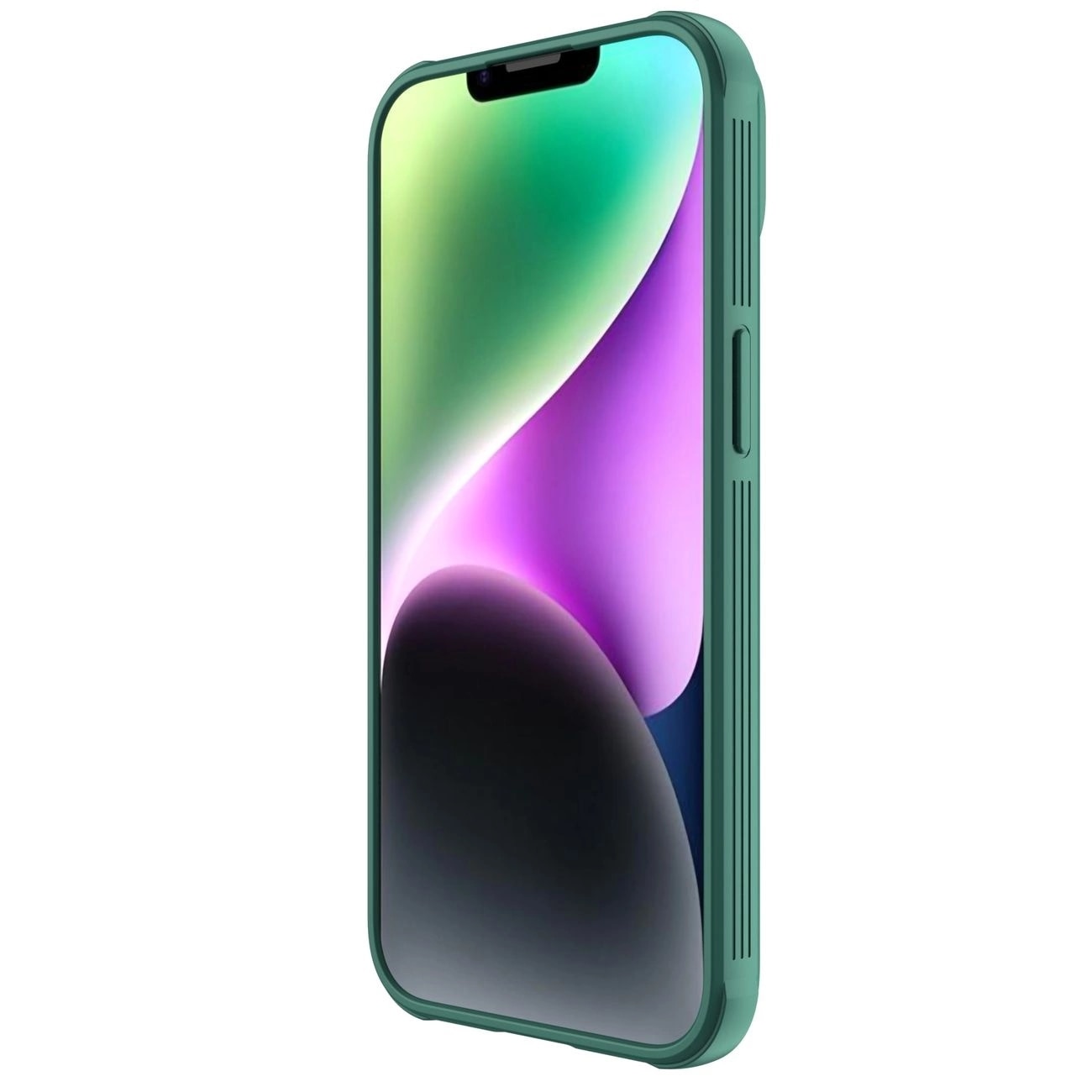 Carcasa Nillkin CamShield Pro Armored cu protectie pentru camera compatibila cu iPhone 14 Plus Verde