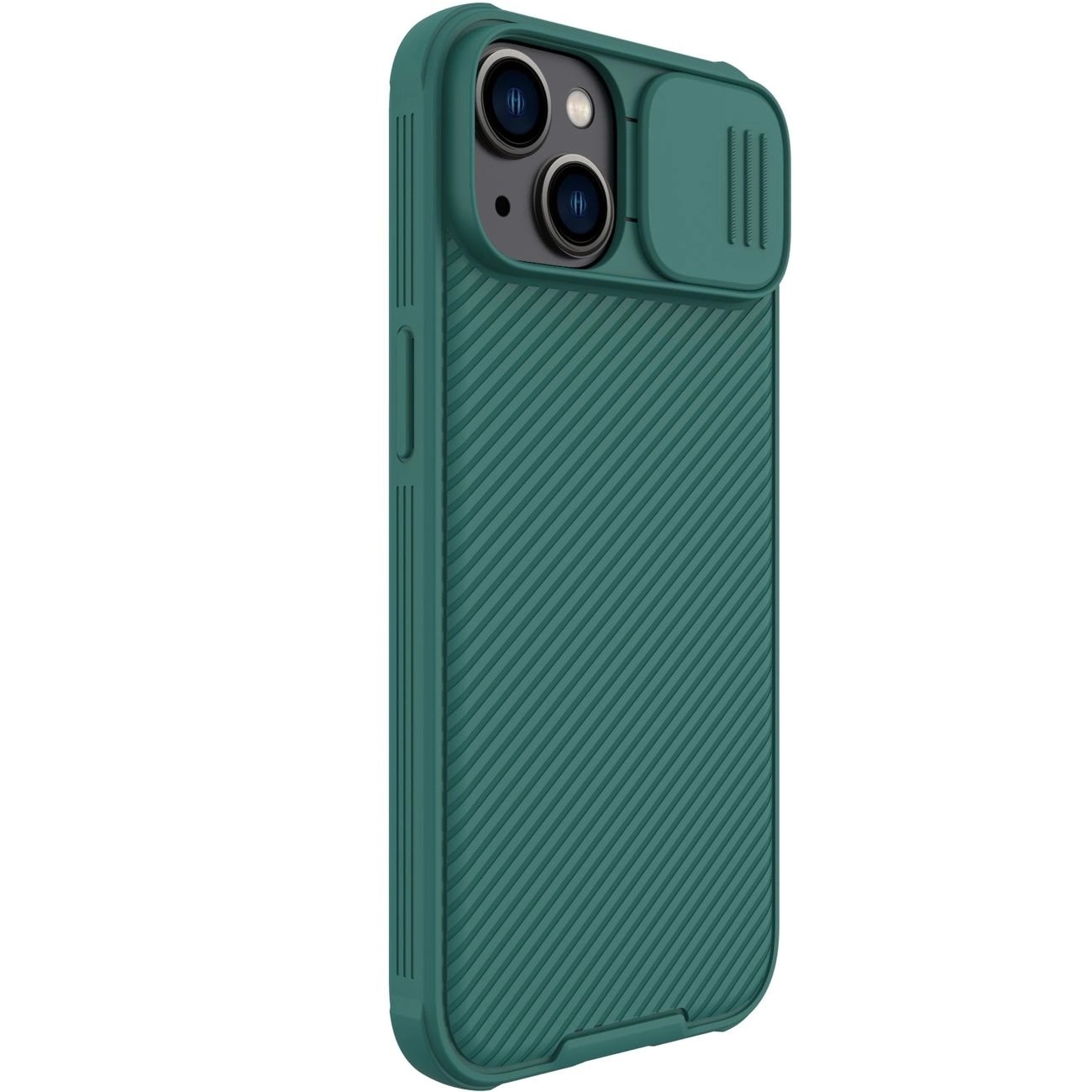 Carcasa Nillkin CamShield Pro Armored cu protectie pentru camera compatibila cu iPhone 14 Plus Verde