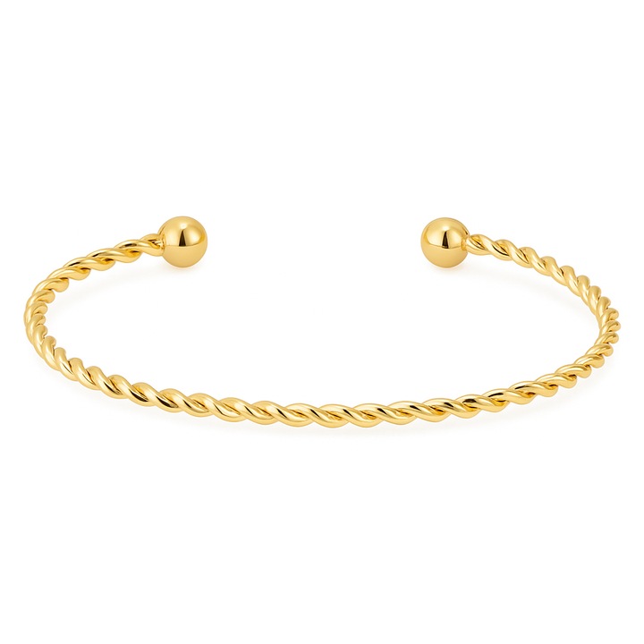 Bratara din otel inoxidabil, Aurie