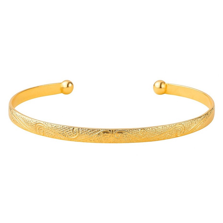 Bratara din otel inoxidabil, Aurie