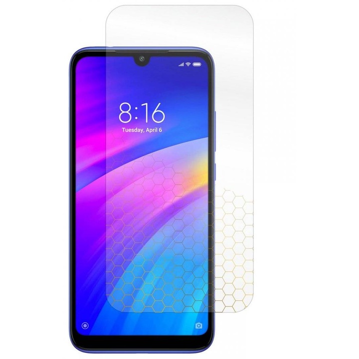 Folie pentru Xiaomi Redmi 7, Ultra-Rezistenta, Claritate Cristalina, Aplicare Usoara