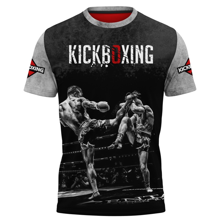 Gyerek kick-box póló 33.56, rövid ujjú, többszínű