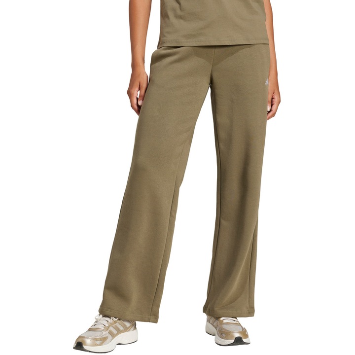 Adidas Essentials női sportnadrág, pamut/poliészter, olívazöld, XL INTL