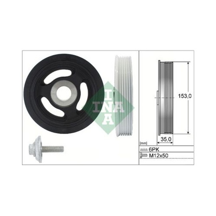 Schaeffler INA 544010420 főtengely szíjtárcsa készlet