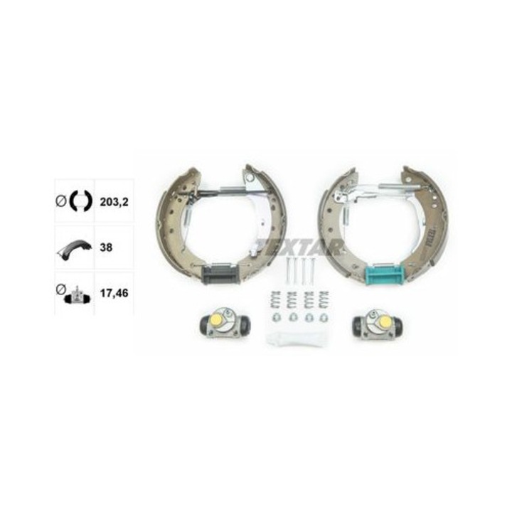 Fékpofa készlet TEXTAR 84048008