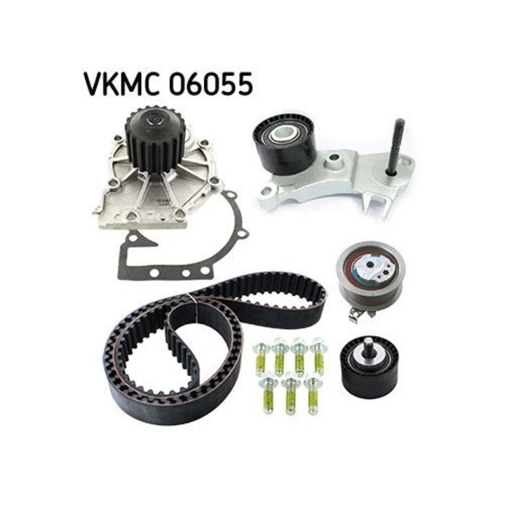Set pompa apa + curea dintata SKF VKMC06055