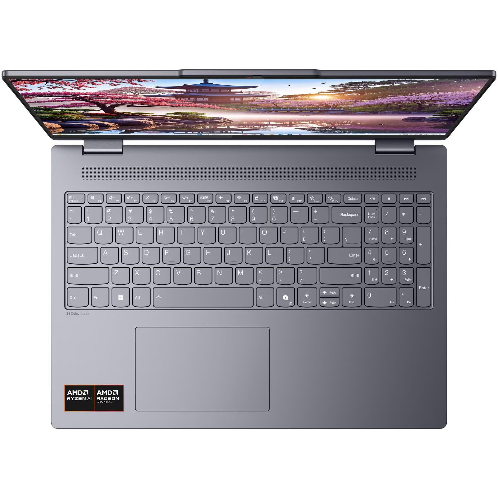 Laptop Lenovo IdeaPad 5 2-in-1 16AKP10 cu procesor AMD Ryzen™ AI 7 350 pana la 5.0GHz, 16'', WUXGA, IPS, Touch, 16GB LPDDR5x RAM, 1TB SSD, AMD Radeon™ 860M Graphics, Windows® 11 Home, Luna Grey