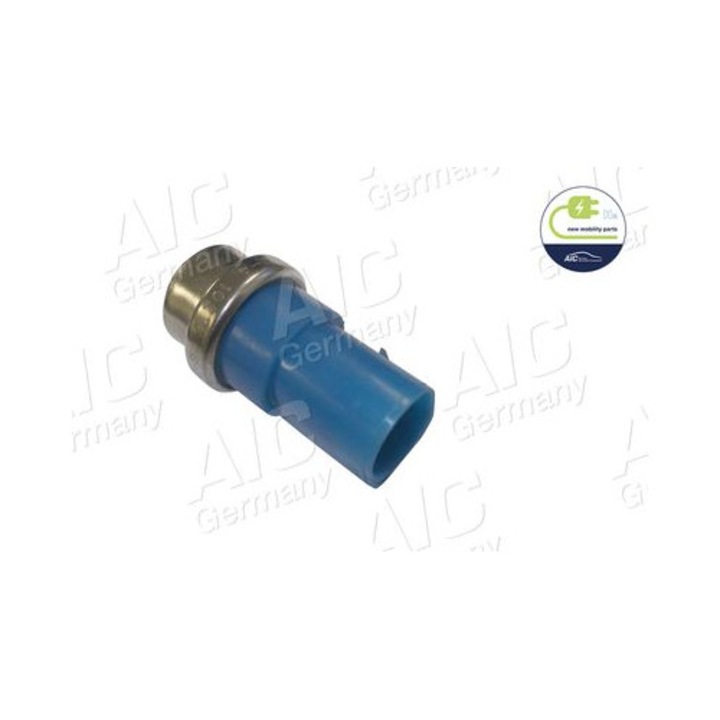 AIC hűtőventilátor hőmérséklet kapcsoló, kék, 4 csatlakozás, 84-102°C