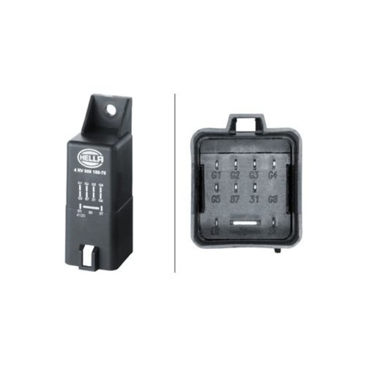 Подгревни свещи Hella, 10 конектора, 12V, 5 цилиндъра