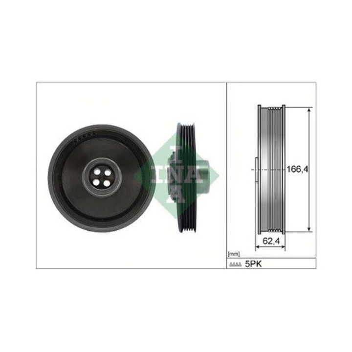 Feszítőgörgő, főtengely Schaeffler INA 544017110