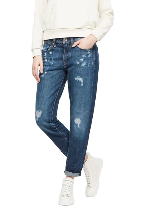 v G-Star RAW Midge Saddle Boyfriend 7766857 16113-19, talie medie, picior drept, W27-L32, albastri