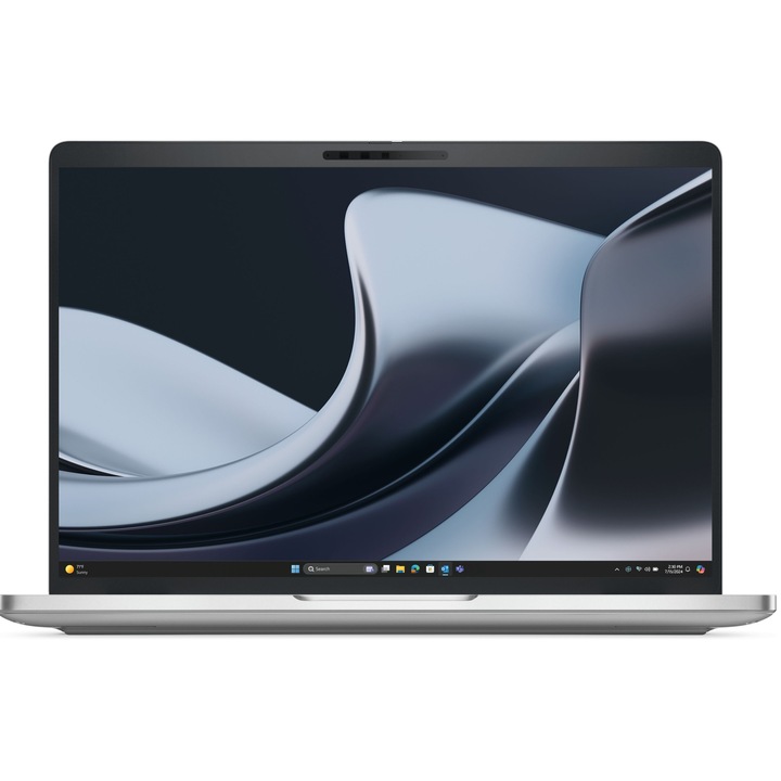 Лаптоп Dell Pro 14 Plus PB14255 с AMD Ryzen AI 5 PRO 340 (2.0/4.8GHz, 16M), 16 GB, 512GB M.2 NVMe SSD, AMD Radeon 840M, Windows 11 Pro, Сребрист