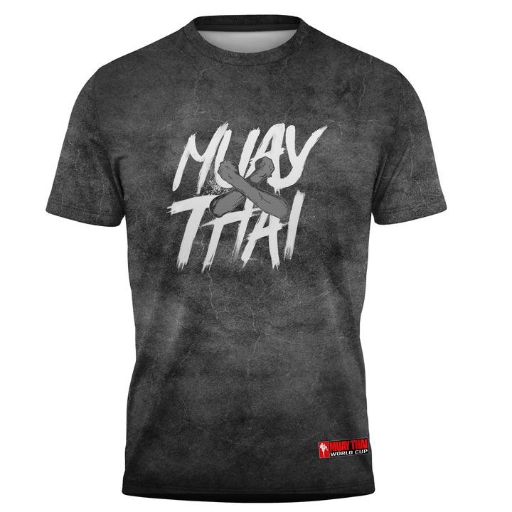 Gyerek muay thai póló 33.63, rövid ujjú, többszínű