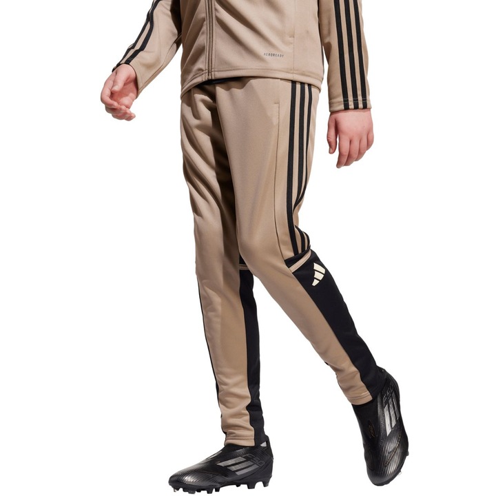 Adidas Squadra 25 Jr gyerek sportnadrág, bézs, légáteresztő anyag