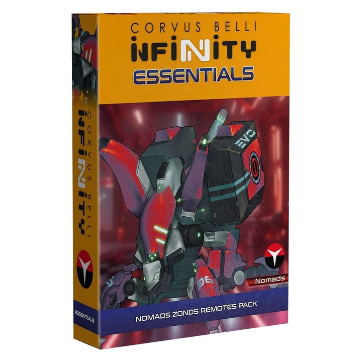 Разширение за игра Infinity, Пакет дистанционни управления Nomads Zonds, Corvus Belli, 2 сглобяеми модела, Сив