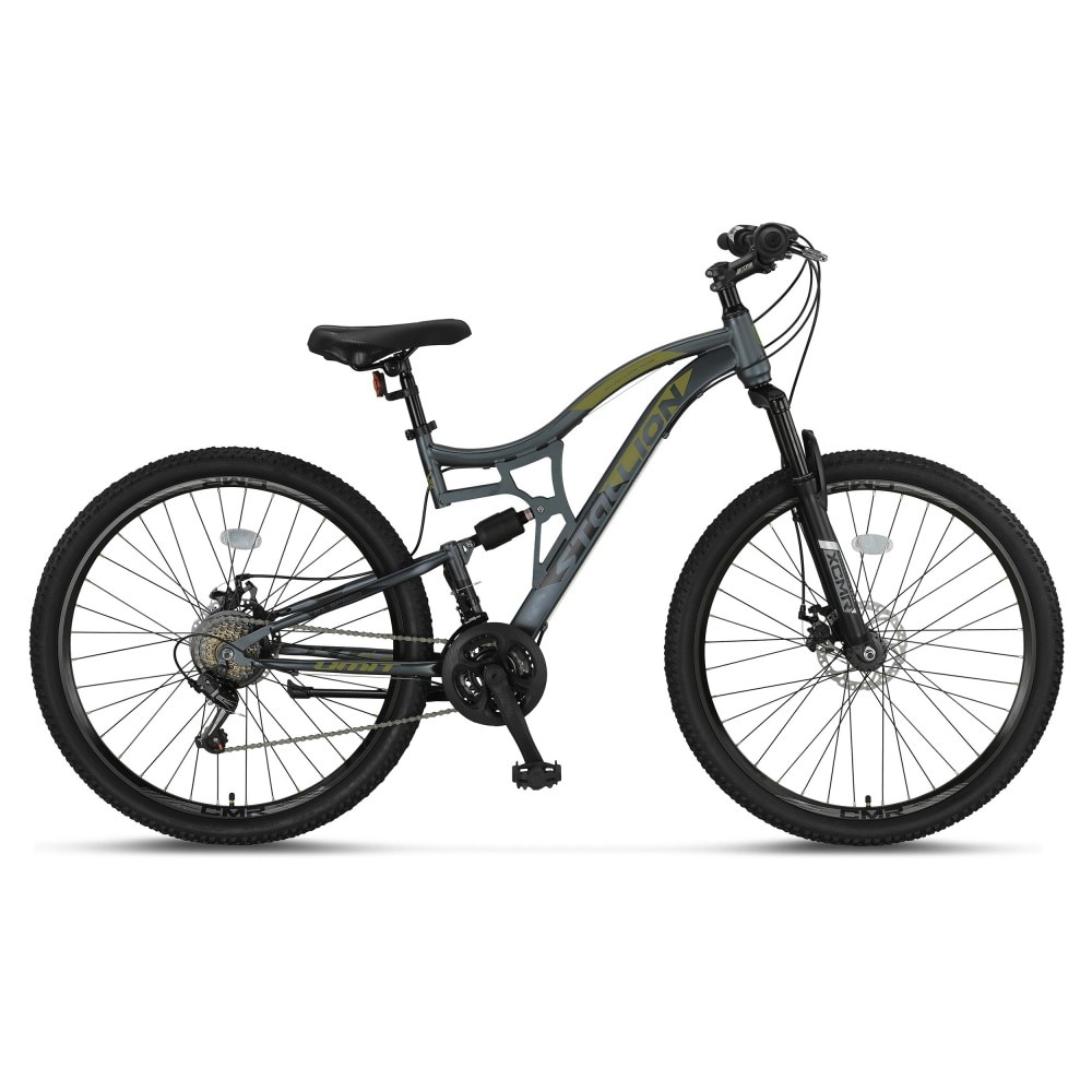 Bicicleta MTB Umit Stallion 2D, Full Suspension, SHM, 21 viteze