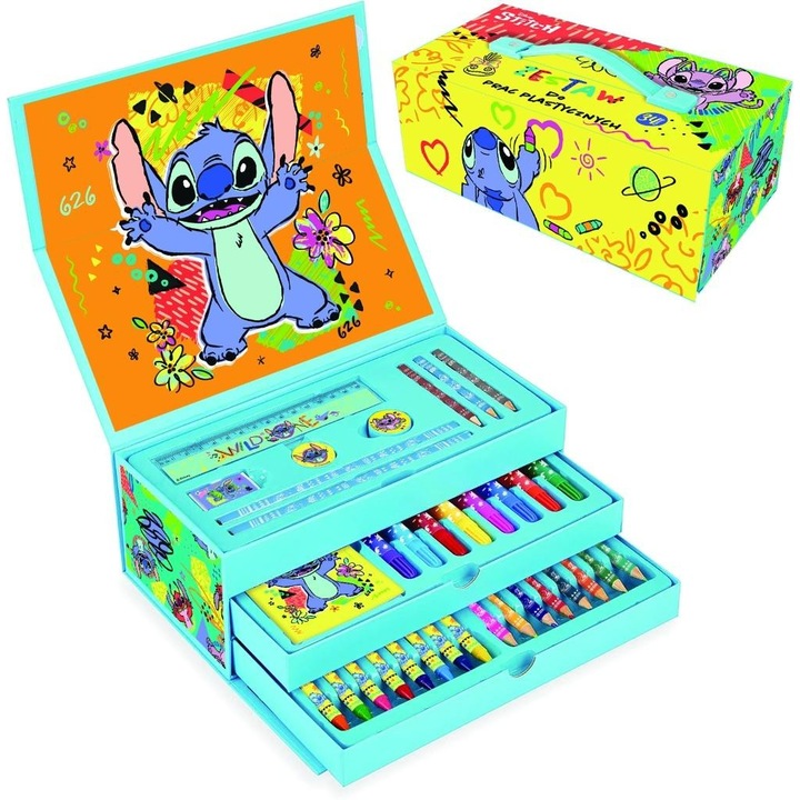 Stitch 34 darabos rajzkészlet