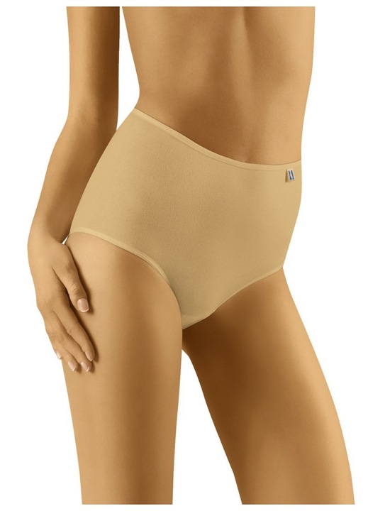Lenjerie intima dama, Wolbar Tahoo Maxi, talie inalta, bej