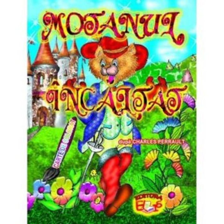 Motanul Incaltat - Charles Perrault - Carte De Colorat