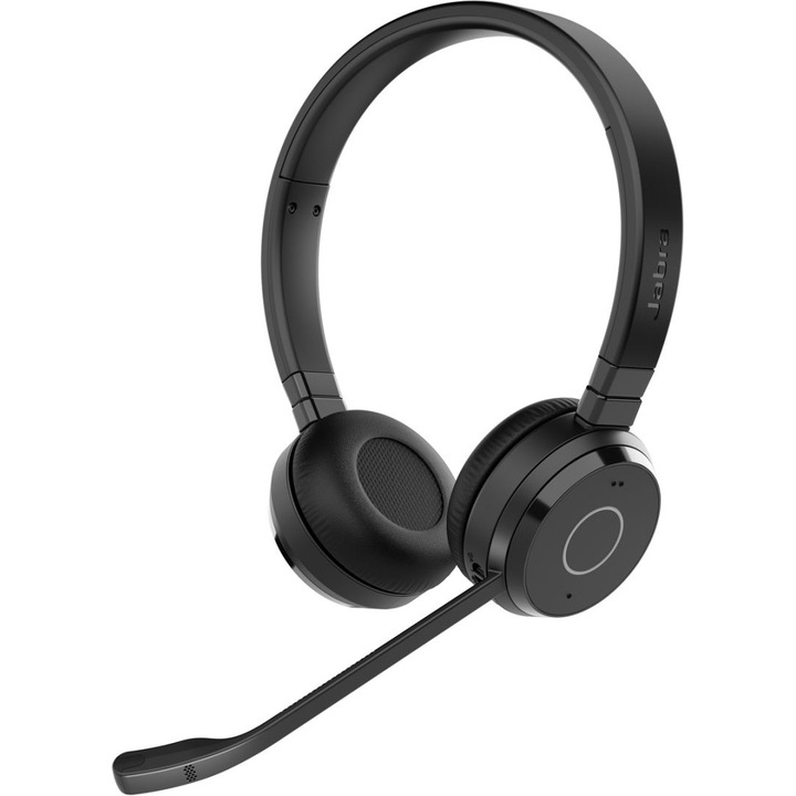 Jabra Evolve 65 TE MS Stereo Bluetooth Headset Black, 252585, Mikrofon/Fülhallgató