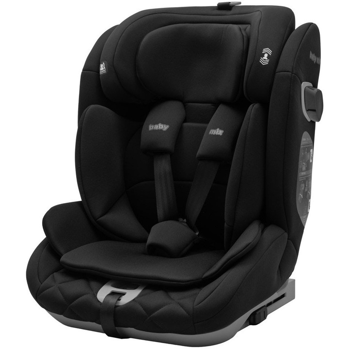Scaun auto Baby Mix Hero Pro Ultra i-Size negru 76x150 cm