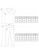 Pijamale dama Moraj, set 2 piese, maneca scurta, pantaloni 3/4, albastru-crem, bumbac, L INTL