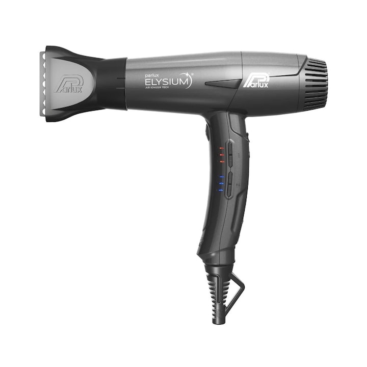 Професионален сешоар Parlux ELYSIUM, йонна технология, 2300W, титаниево сив