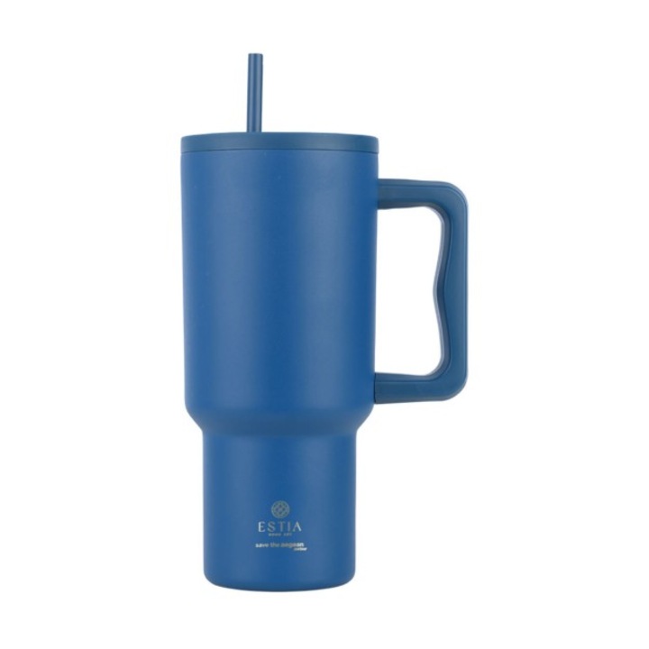 Termos cu pai, Estia Home Art, Albastru, 900ml