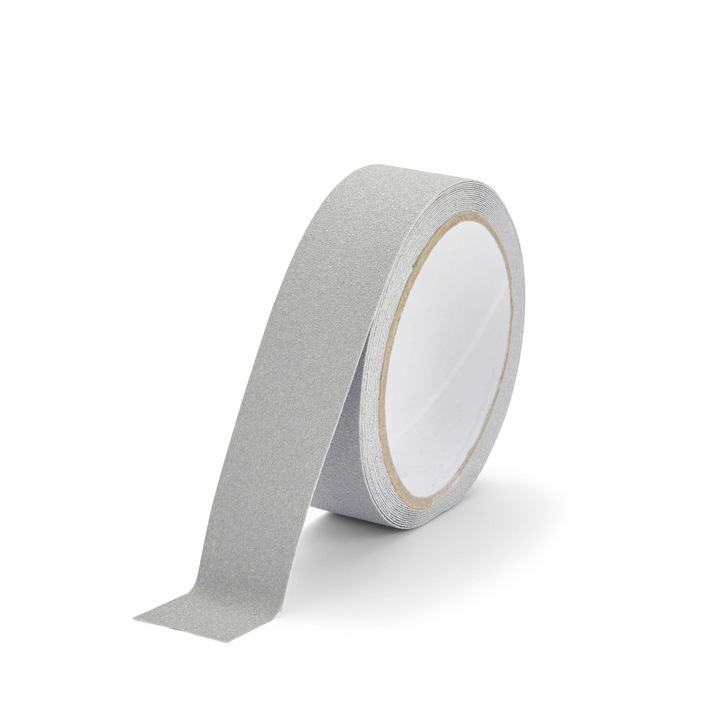 Banda antiderapanta Safety Grip, 50mm x 3m, gri, rezistenta la apa