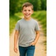 Tricou Baiat Bumbac Simplu Casual Elegant Vara, Copil, Cri-Flo, Culoare Gri deschis, Marime 5-6 ani, 122 CM