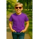 Set 3 tricouri de Baiat Copii Bumbac Simplu Casual Elegant Vara V2, Violet