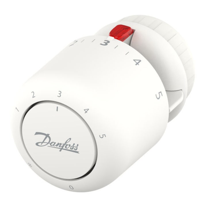 Cap termostatic pe gaz Danfoss Aero RA, cu senzor incorporat, setare zero