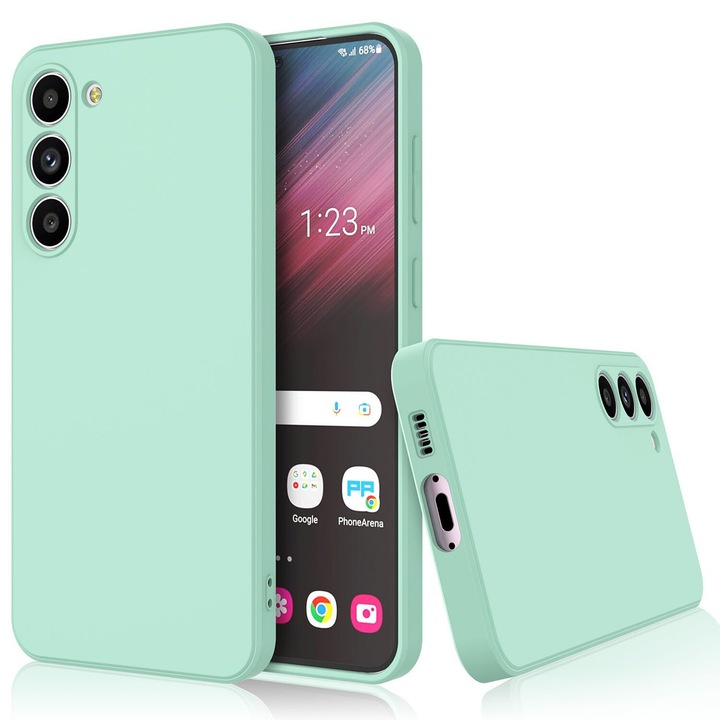 Szilikon tok Samsung Galaxy S23 FE-hez mentazöld