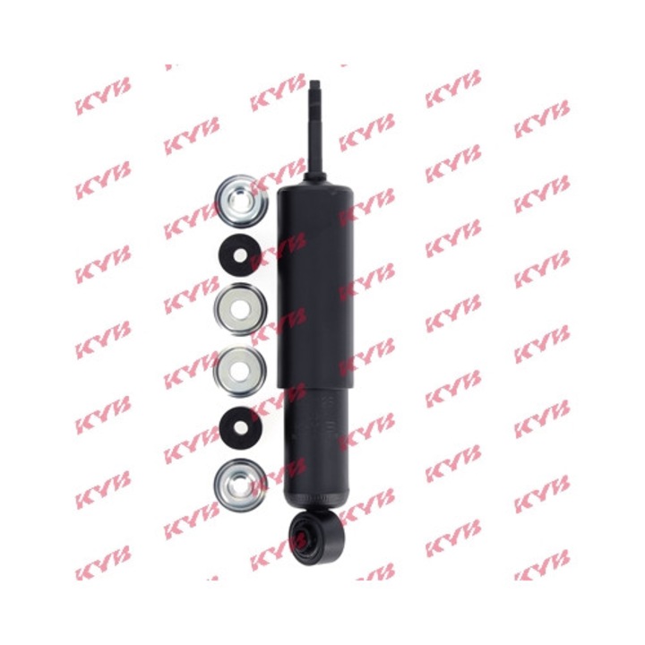 Amortizor KYB 444128, telescopic, presiune ulei, montare cu ochi, fata