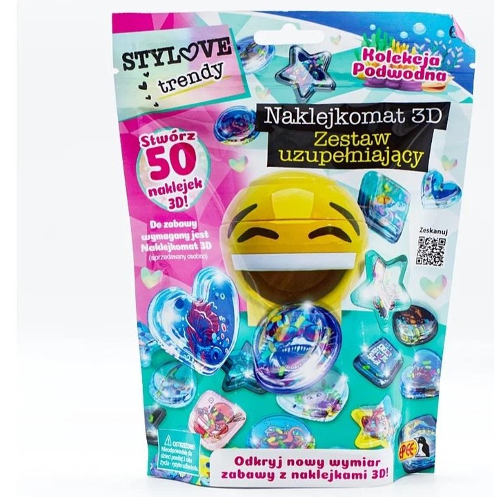 Set creativ 3D EPEE, modele stickere, multicolor