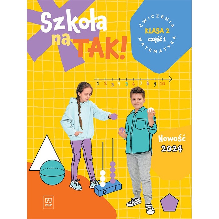 Scoala na TAK! Matematica, Wydawnictwa Szkolne i Pedagogiczne, set 4 parti, clasa 2