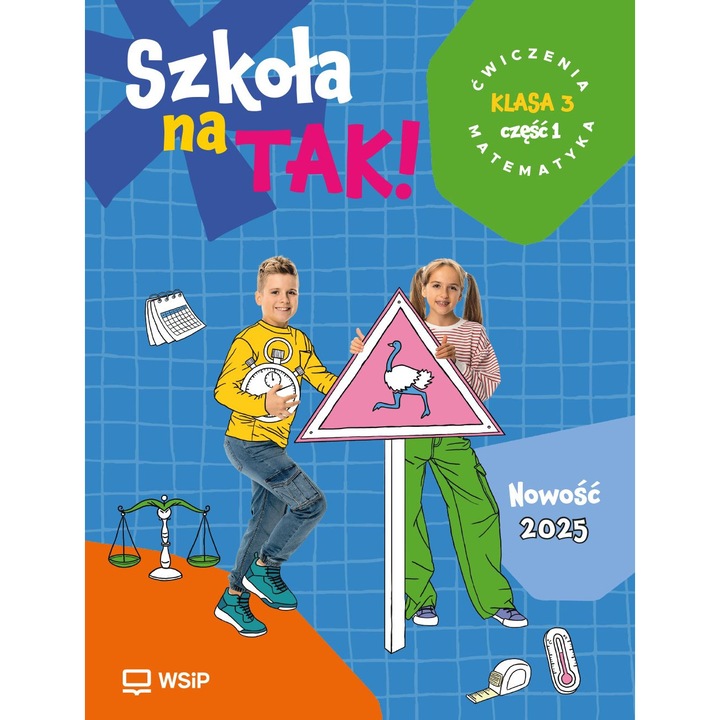 Szkola na TAK! Matematyka, WSiP, set de 4 parti, educatie timpurie, clasa 3