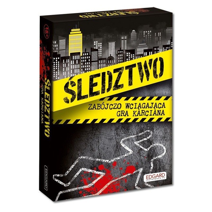 Sledztwo, joc de societate, Edgard, 110 carti, 2+ jucatori, 20 minute