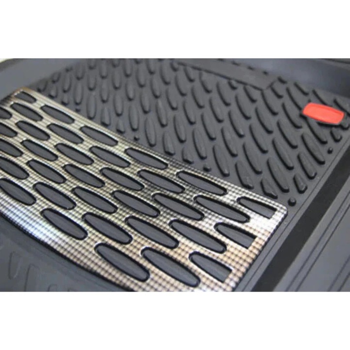 Smart Forfour I TeamCar® autószőnyegek, kompatibilisek a tálca típussal (2004–2006), ezüst