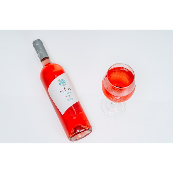 5 Motive Domeniile Dascalu, Cabernet Sauvignon Rose, demisec, st 0,75L