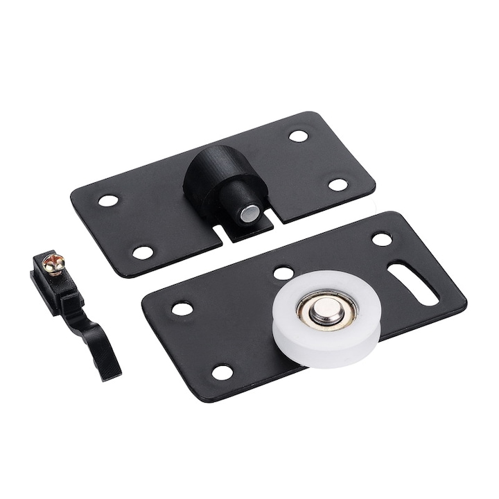 Set 2 roti pentru usi glisante, 85x45mm, nailon