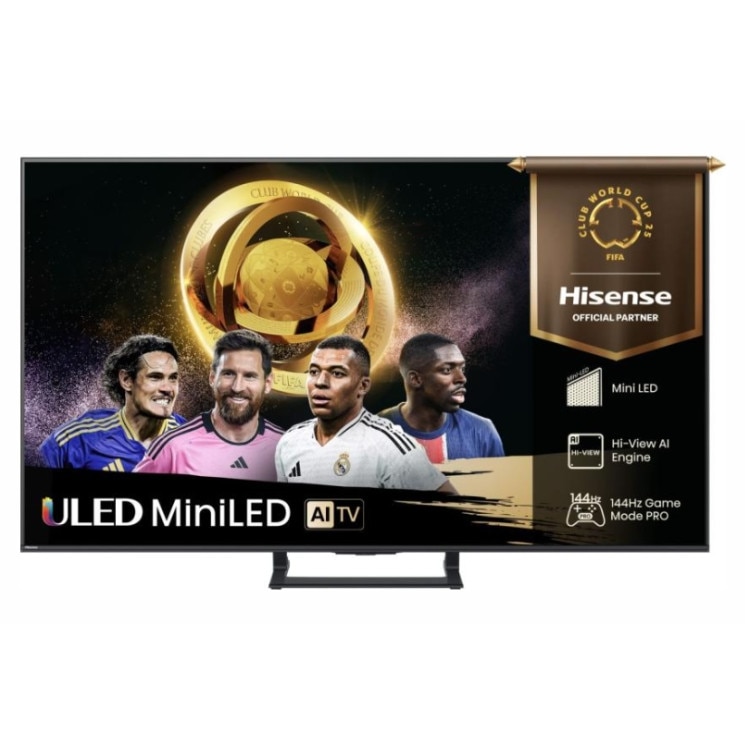 Televizor Hisense 75" E8Q, 4K Ultra HD 3840x2160, ULED, Quantum Dot, 144 Hz, HDR 10+, HLG, Dolby Vision, DTS Virtual X, Smart TV, Light Sensor, WiFi Direct, BT, Anyview Cast, 3xHDMI, 2xUSB, LAN, CI+, DVB-T2/C/S2, Singale stand, Black 75E8Q