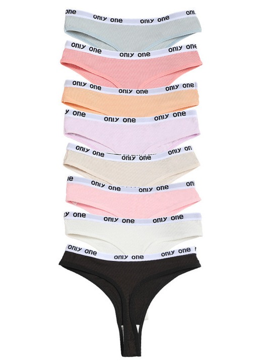 Комплект от 8 прашки за жени, многоцветни, Многоцветен