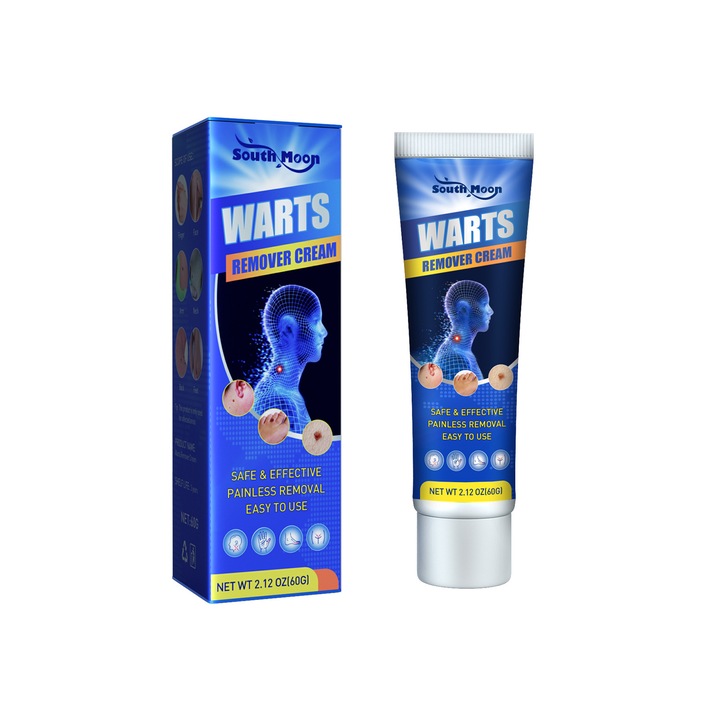 Szemölcseltávolító krém, South Moon, hatékony, 50ml