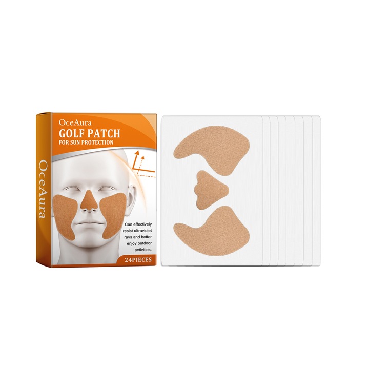 Plasturi de protectie solara, OceAura, 10x15 cm, set 5 bucati