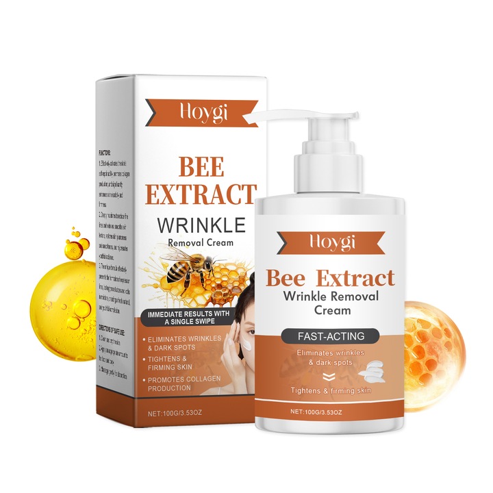 Arcápoló krém ránctalanító, hialuronsav, kollagén, Hoygi